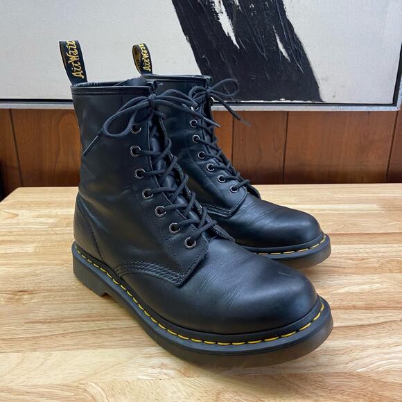 Dr. Martens Shoes - Dr. Marten’s 1460 Style Black Leather Combat Boots